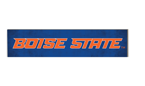 Boise State Sign Athletic Wordmark Wood Table Top 3X13