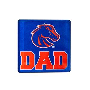 Boise State Dad Magnet Over Logo