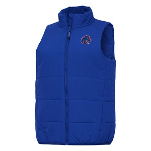 Boise State Women’s Puffer Vest - Logo by Antigua - royal (SKU: 13465308626) Boise State Women’s Puffer Vest - Logo by Antigua - royal