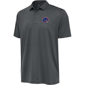 Boise State Polo - Ellipse Bronco Logo Carbon by Antigua - main view