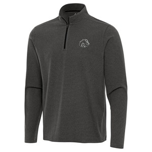 Boise State Quarter Zip - Galore Mono Logo by Antigua - main view