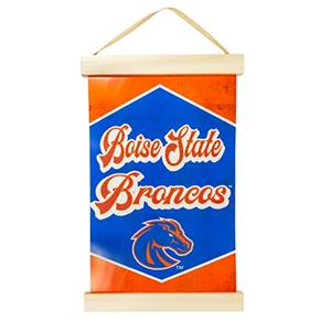 Image of BOISE STATE REVERSIBLE BANNER NO PLACE LIKE HOME FOR THE HOLIDAYS -  1
