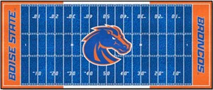 Boise State Runner Mat - Blue Field by Logo Brands - main view