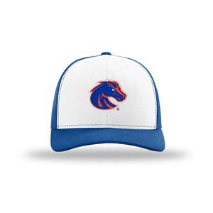 Boise State Cap - 3D Bronco Logo by Richardson -  royalwhite