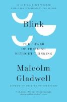 Blink The Power Of Thinking Without Thinking - cover photo