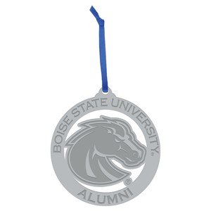 Boise State Alumni Metal Arch Logo Ornament by Neil Enterprises - main view