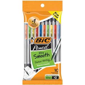 Image of Bic Xtra Smooth Mechanical Pencil 10 Pack 7Mm