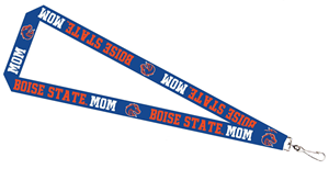 Boise State Mom Lanyard Logo