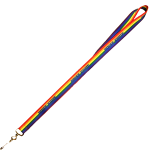 Image of Boise State Lanyard Rainbow Pride