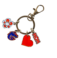 Boise State Mom Keychain Charms