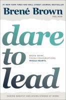 Dare To Lead:Brave Work. Tough Conversations. Whole Hearts - cover photo