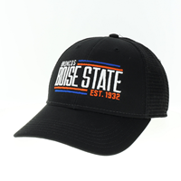 Boise State Hat Thick Wordmark In Lines