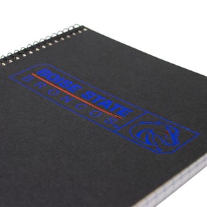 Boise State 1-Subject College-Ruled Spiral Notebook (9.5 x 6.5) - Rectangle Wordmark with Athletic Logo by Roaring Spring -  2