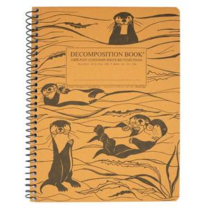 DECOMPOSITION BOOK OTTERS LINED CR 7.5x9.75 - main view
