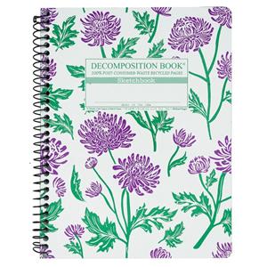 Decomposition Book - Chrysanthemums Sketchbook by Michael Roger (7.5 x 9.75, Blank)