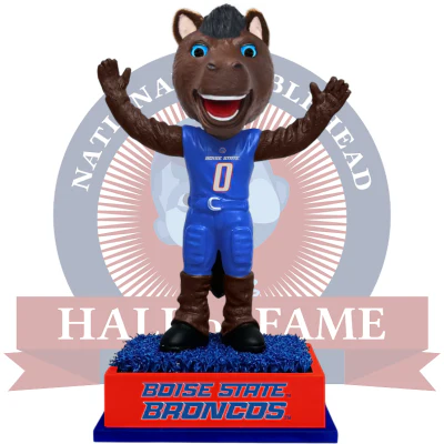 8- Boise State Bobblehead - Buster on Blue Turf by National Bobblehead Hall of Fame (SKU 13481278644) 8- Boise State Bobblehead - Buster on Blue Turf by National Bobblehead Hall of Fame - main view