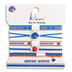 Boise State Hair Tie & Bracelet Set - Multi Logo by Klani - main view