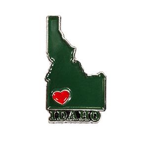 Boise, Id Lapel Pin Heart In State