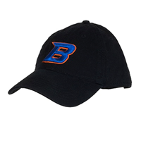 Boise State Hat B Logo Rlx Twl Wordmark Back Black Value - main view