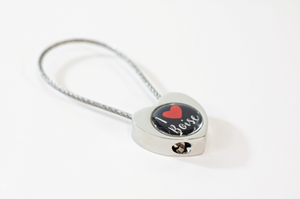 Boise, Id Keychain I Love Idaho Wire Heart