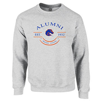 Image of Boise State Alumni Crew Neck The Rad by CI Sport - ash (SKU: 13224325525) Image of Boise State Alumni Crew Neck The Rad by CI Sport - ash