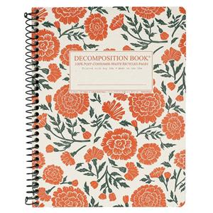 Image of Decomposition Book Spiral Notebook - Marigolds, College Ruled, 7.5 x 9.75 by Michael Roger