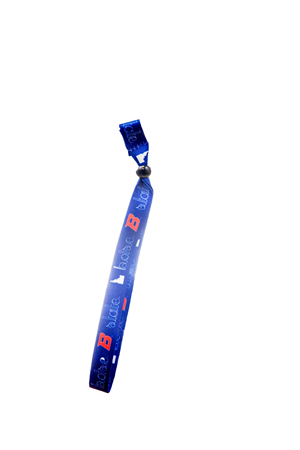 Boise State Lanyard Wristlet Handwriting
