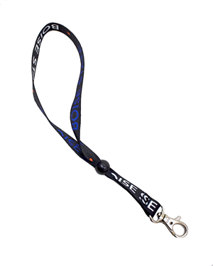 Image of Boise State Wristlet Black Dots