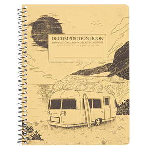 Decomposition Big Sur Spiral Notebook, College Ruled, 7.5 x 9.75 - main view