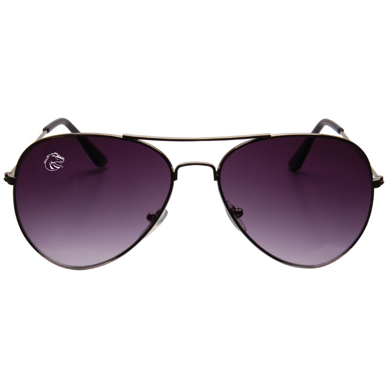 Boise State Aviator Sunglasses - Black/Purple Gradient by Neil Enterprises (SKU 13477899526) Boise State Aviator Sunglasses - Black/Purple Gradient by Neil Enterprises - main view