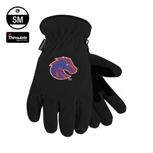 Boise State Peak Gloves, 3M Thinsulate Lined by Logo Fit