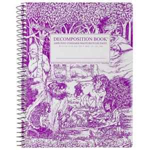 Image of Decomposition Book Spiral Notebook - Fairytale Forest - College Ruled 7.5 x 9.75 by Michael Roger
