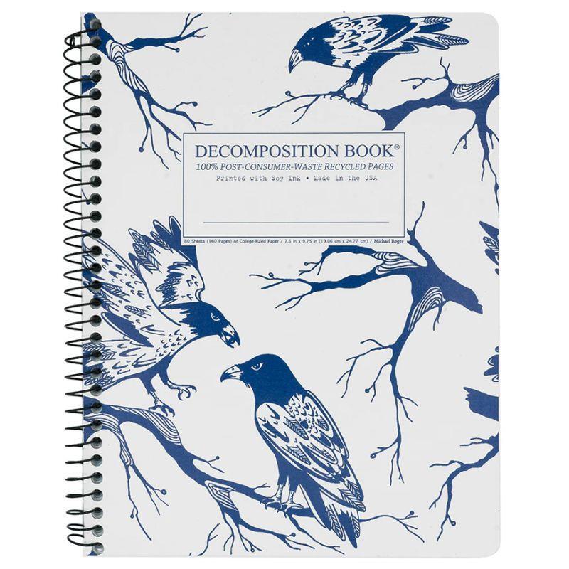 Decomposition Spiral Notebook - Ravens by Michael Roger Inc. (7.5 x 9.75, Lined) (SKU 13396206498) Decomposition Spiral Notebook - Ravens by Michael Roger Inc. (7.5 x 9.75, Lined) - main view