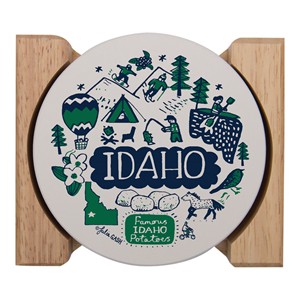 Boise, Id Coaster Set 4 Pk By Julia Gash