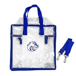 Boise State Clear Stadium Bag With Zipper