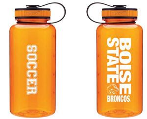 Boise State Soccer Water Bottle