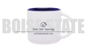 Image of Boise State Mug Shadow Wordmark Script Bsu Est Date