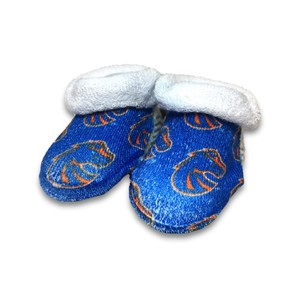 Boise State Baby Booties Fur Top Repeating Broncos - main view
