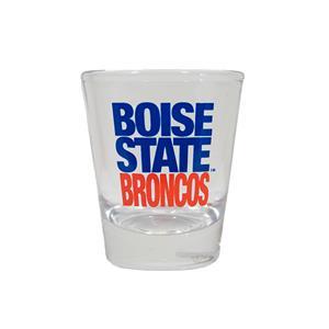 Image of Boise State Shot Glass Stacked Logo Broncos
