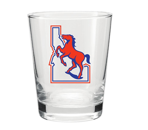 Image of Boise State Shot Glass Vault Logo
