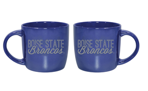 Image of BOISE STATE MUG OPEN BOISE STATE BRONCOS SCRIPT LUSTRE -  royal