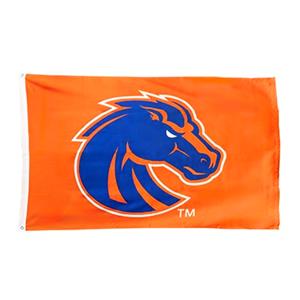 Image of BOISE STATE FLAG 3X5 FULL COLOR BRONCO -  orange