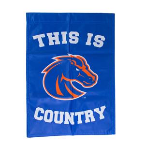 Image of Boise State Garden Flag - This Is Bronco Country by Sewing Concepts (13 x 18)