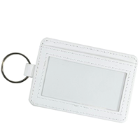 Image of BOISE STATE KEYCHAIN LEATHERETTE VERTICAL B LOGO -  1