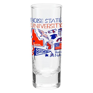 Boise State Tall Shot Glass - Julia Gash by Neil Enterprises - main view