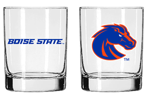 Image of Boise State Rocks Glass Bronco Wordmark
