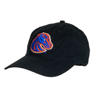 Image of BOISE STATE HAT BRONCO LOGO COTTON VALUE -  black