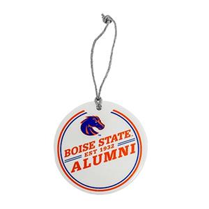 Image of Boise State Alumni Ornament Ceramic Circle