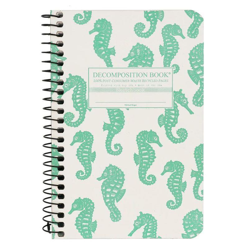 Decomposition Book Pocket Notebook - Seahorses, Blank, 4 x 6 by Michael Roger (SKU 13269371498) Decomposition Book Pocket Notebook - Seahorses, Blank, 4 x 6 by Michael Roger - main view