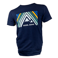 Boise, Id Tee Hiker On Idaho Mountains